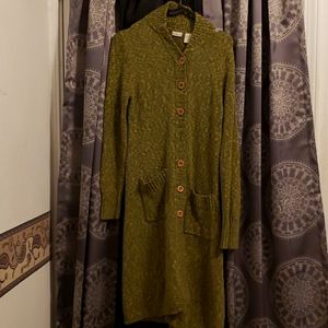 Knit Green Cardigan